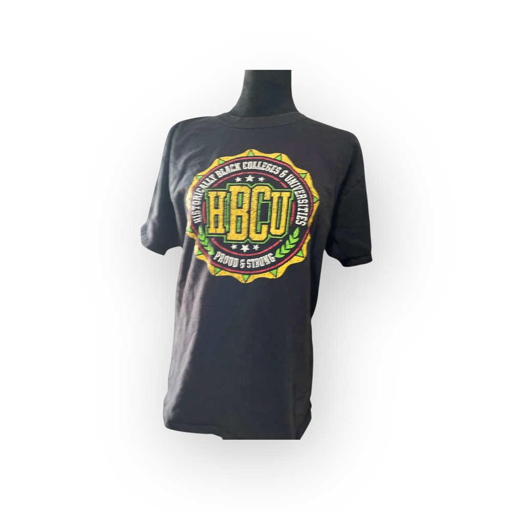EUC Men's Champion Black HBCU Graphic Short Sleeve Tee M